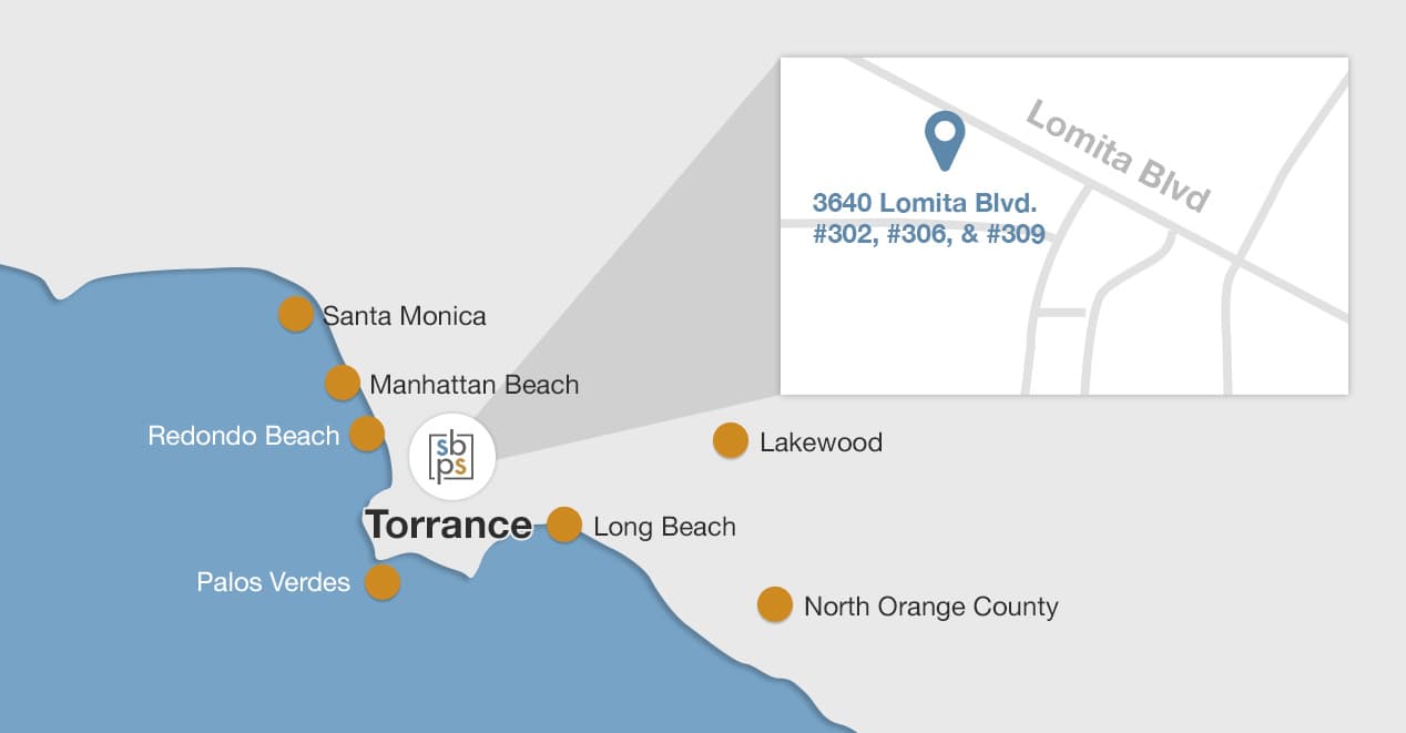 Map of South Bay Plastic Surgery locations