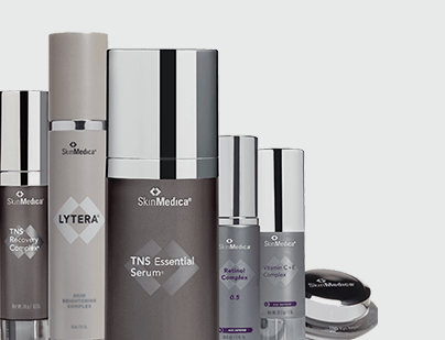 a group of SkinMedica serums and products