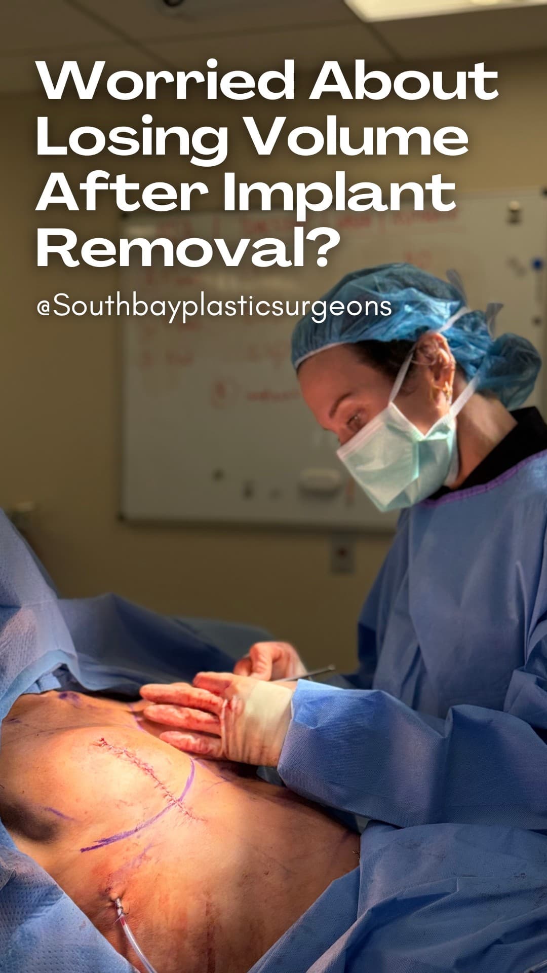 Surgeon performing laceration