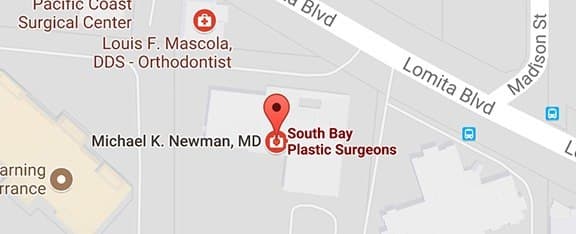 Map of South Bay Plastic Surgeons Office