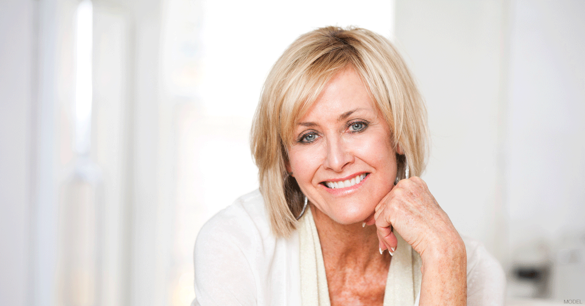 Woman in Los Angeles, CA smiling after enhancing her facelift results with BOTOX