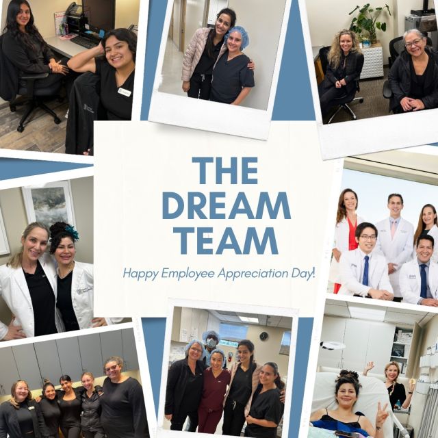 Cheers to the Heroes Behind the Beauty: Happy Employee Appreciation Day, South Bay Plastic Surgeons!⁠
Today, we take a moment to celebrate the incredible team at South Bay Plastic Surgeons! From our skilled surgeons and caring nurses to our dedicated support staff, every member plays a vital role in creating a positive and empowering experience for our patients.⁠
⁠
Here's what makes our team truly special:⁠
⁠
Unwavering dedication: Our staff is passionate about providing exceptional care and goes above and beyond to ensure each patient feels comfortable, informed, and confident throughout their journey. ‍⚕️‍⚕️⁠
Collaborative spirit: We foster a culture of teamwork and respect, where everyone's contributions are valued and celebrated.⁠
Commitment to excellence: We continuously strive to improve our skills and knowledge, staying at the forefront of the latest advancements in plastic surgery.⁠
Positive attitude: Our team radiates a welcoming and friendly atmosphere, making patients feel right at home from the moment they walk through our doors.⁠
We are incredibly grateful for each and every member of the South Bay Plastic Surgeons family. You are the heart and soul of our practice, and your dedication inspires us every day!⁠
⁠
#employeeappreciationday #southbayplasticsurgeons #torranceca #plasticsurgery #gratefulteam #herosbehindthebeauty #welcomingatmosphere #exceptionalcare #positivevibes⁠
⁠
P.S. Show your appreciation for our amazing staff by leaving a kind comment below!